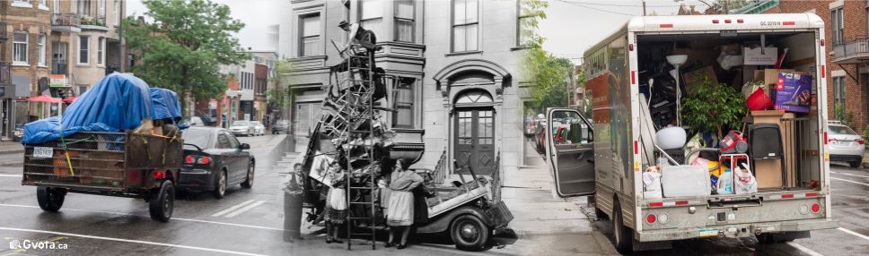 Moving day in Quebec