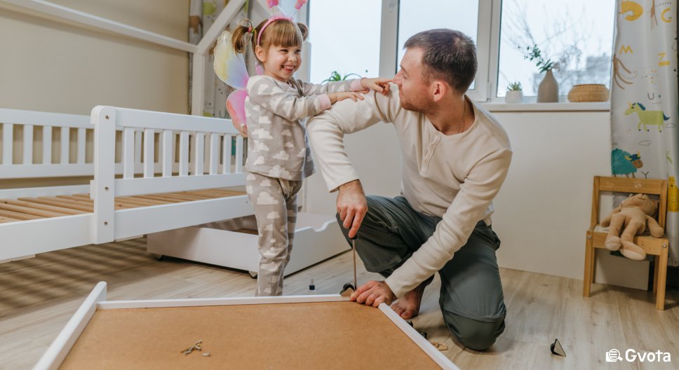 Arranger la chambre d'enfant