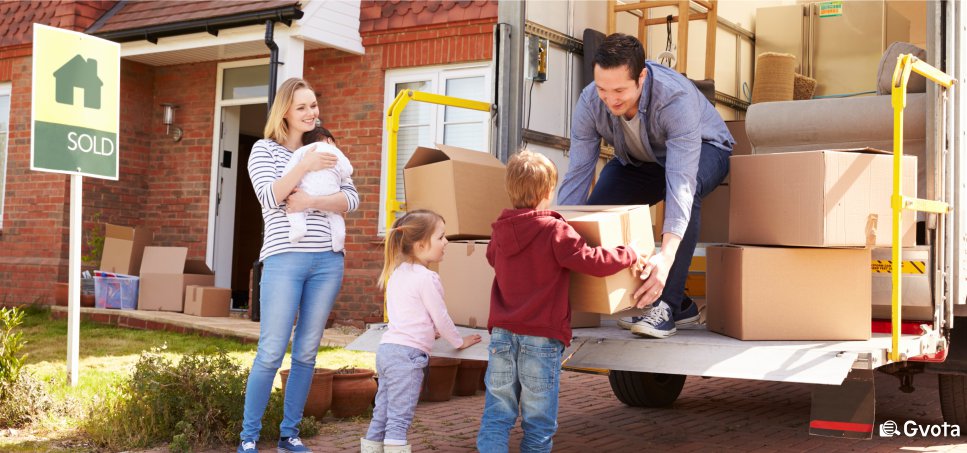 Déménagement avec les enfants