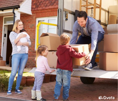 Déménagement avec les enfants