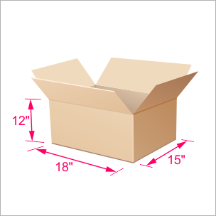 Box 2 cubic feet 15x18x16