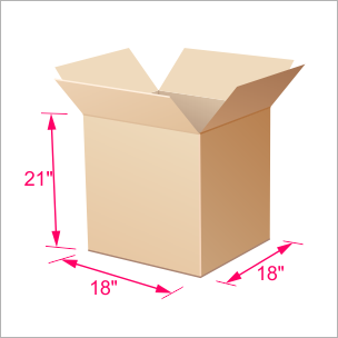 Box 4 cubic feet 18x18x21