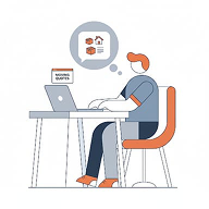 Customer confirming a moving booking on a mobile device