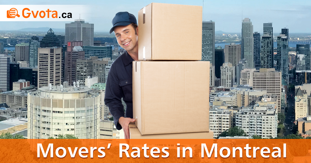 Average Moving Cost in Montreal Montreal Movers’ Rates Gvota