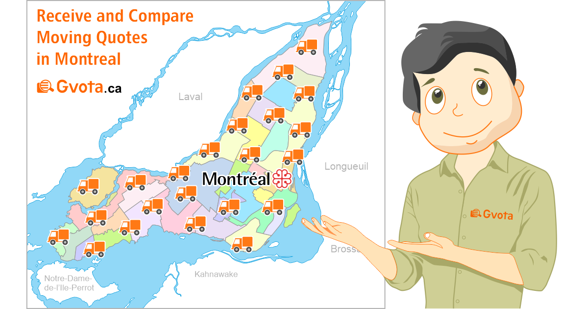 Receive and Compare 10+ Moving Quotes from Montreal Movers