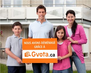 Nous avons déménagé grâce à Gvota